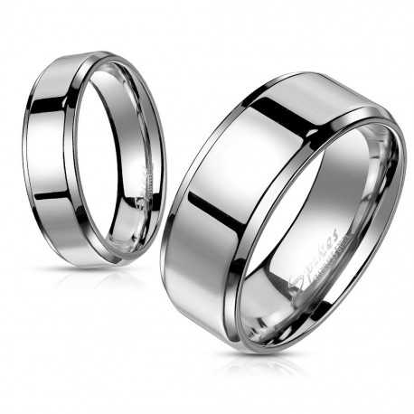 RING RING FOR MEN TEEN WOMEN SOLID STEEL MIRROR EFFECT CHEAP NEW M0006