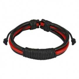 Men's braided leather...