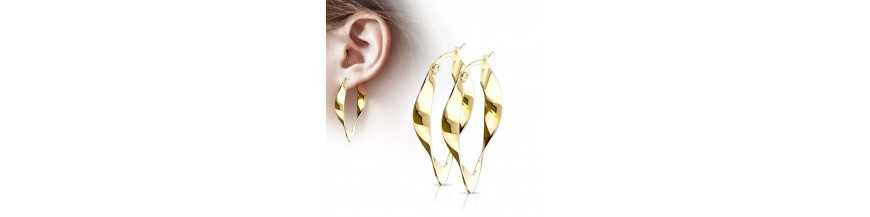 Cheap round square steel earrings for women | roidubijou